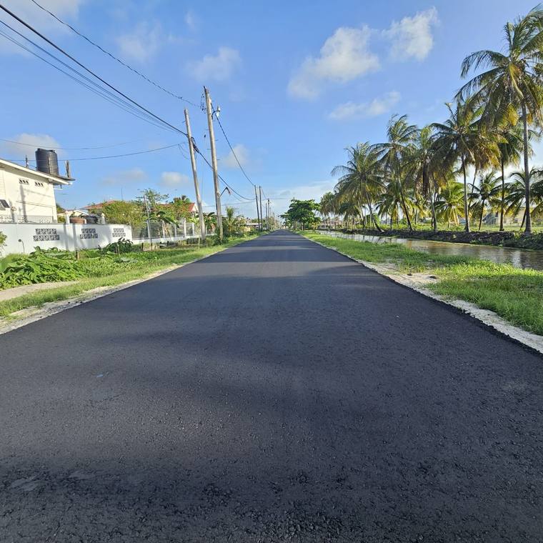 Finished surface, ready for traffic.